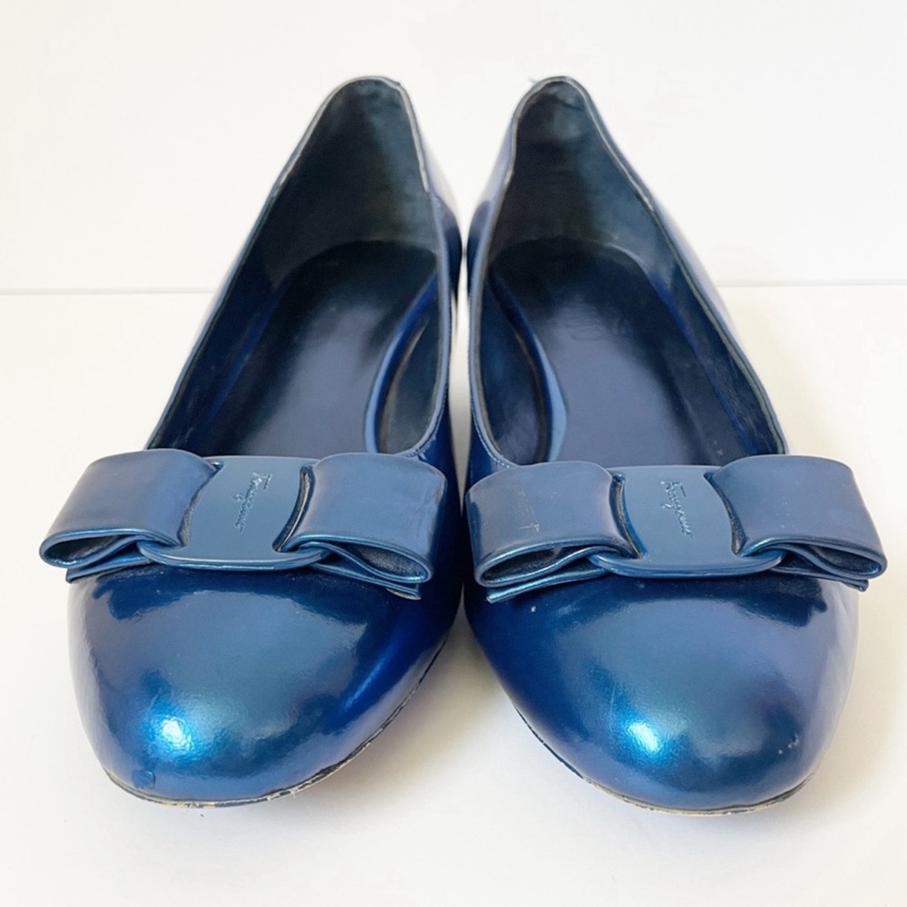 Salvatore Ferragamo Blue Shoes - Picture 7 of 7